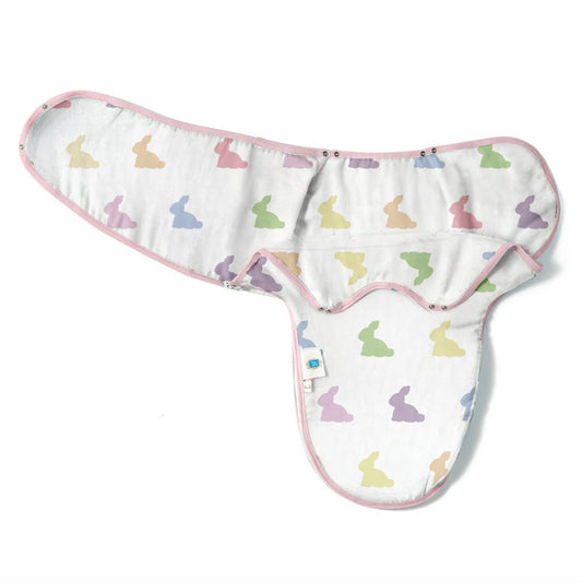 Müslin Bebek Hazır Kundak - Rainbow Lapin Pink
