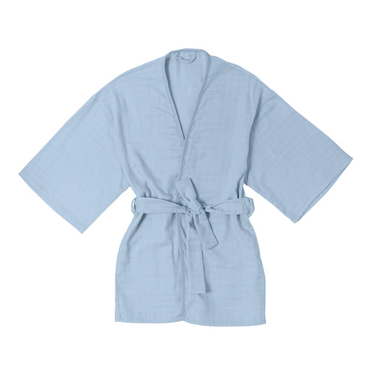 Müslin Çocuk Kimono Bornoz - Endless Blue