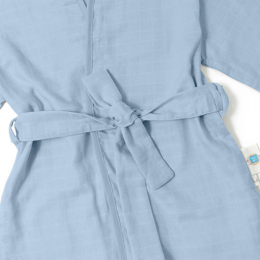 Müslin Çocuk Kimono Bornoz - Endless Blue