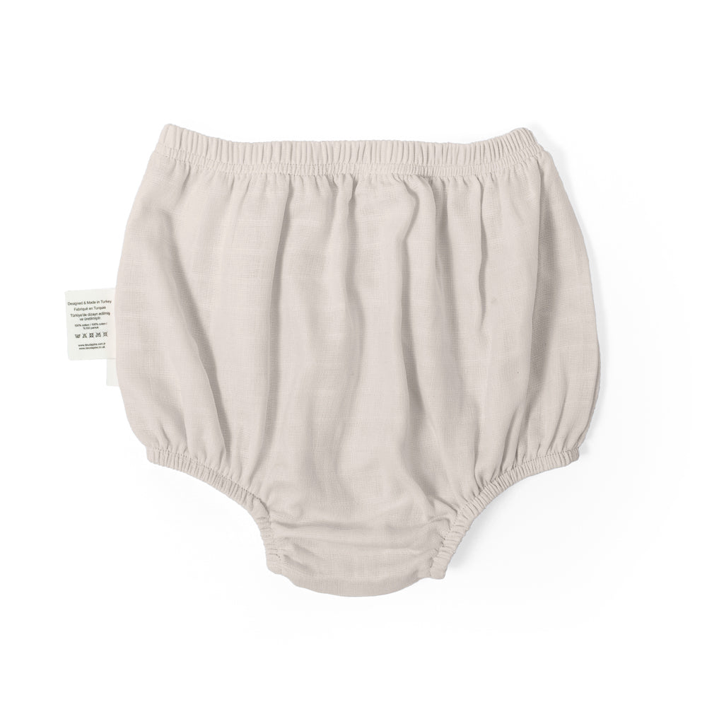 Müslin Fırfırlı Yazlık Elbise - Cotton Grey