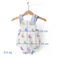 Resmi Galeri görüntüleyiciye yükleyin, Müslin Bebek Tulum - Rainbow Lapin Blue
