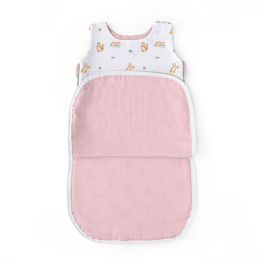 Müslin Bebek Uyku Tulumu 0.5 TOG - Chaton