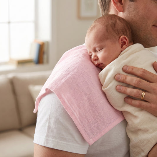 Müslin Bebek Omuz Bezi 5’li - Innocent Pink