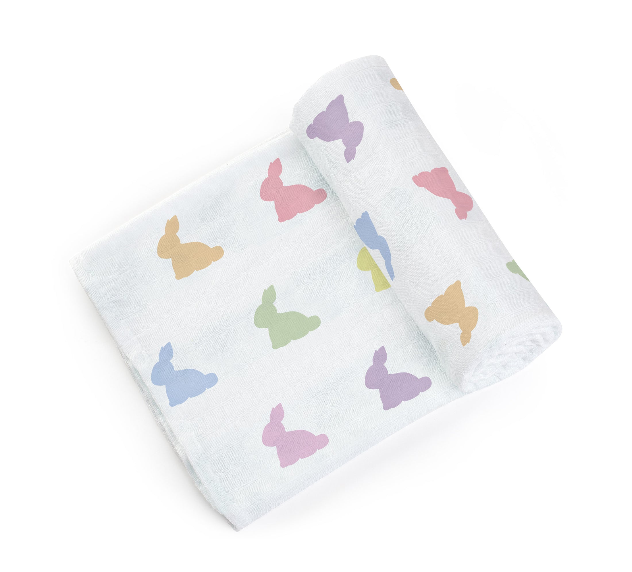 Müslin Bebek Örtüsü - Rainbow Lapin