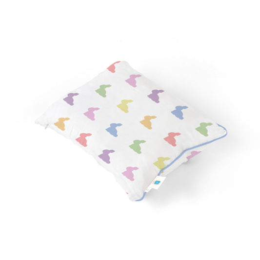 Müslin Bebek Yastığı Kılıfı - Rainbow Lapin Blue