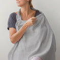 Resmi Galeri görüntüleyiciye yükleyin, Müslin Bebek Emzirme Önlüğü - Cotton Grey
