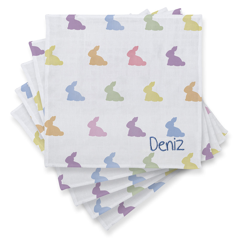 Müslin Bebek Omuz Bezi 5’li - Rainbow Lapin