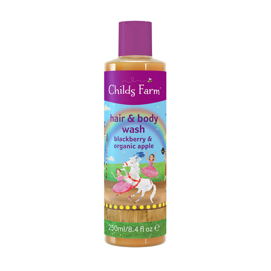 Böğürtlen ve Organik Elma Özlü Saç ve Vücut Şampuanı 250ml - Childs Farm