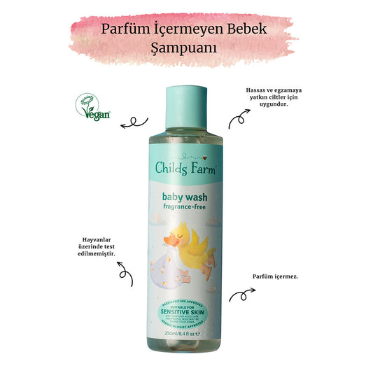 Parfüm İçermeyen Bebek Şampuanı 250ml - Childs Farm