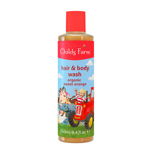 Organik Tatlı Portakal Özlü Saç ve Vücut Şampuanı 250ml - Childs Farm