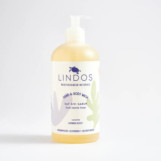 Lindos - Saf Sıvı Kastil Sabunu - Lavanta - 600ml