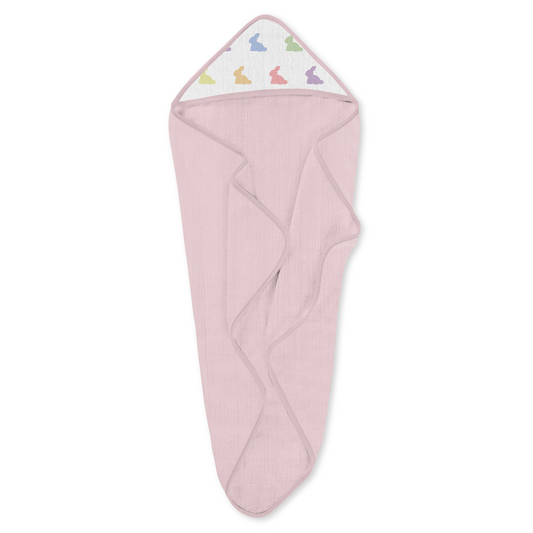 Müslin Kurulanma Örtüsü - Rainbow Lapin Pink