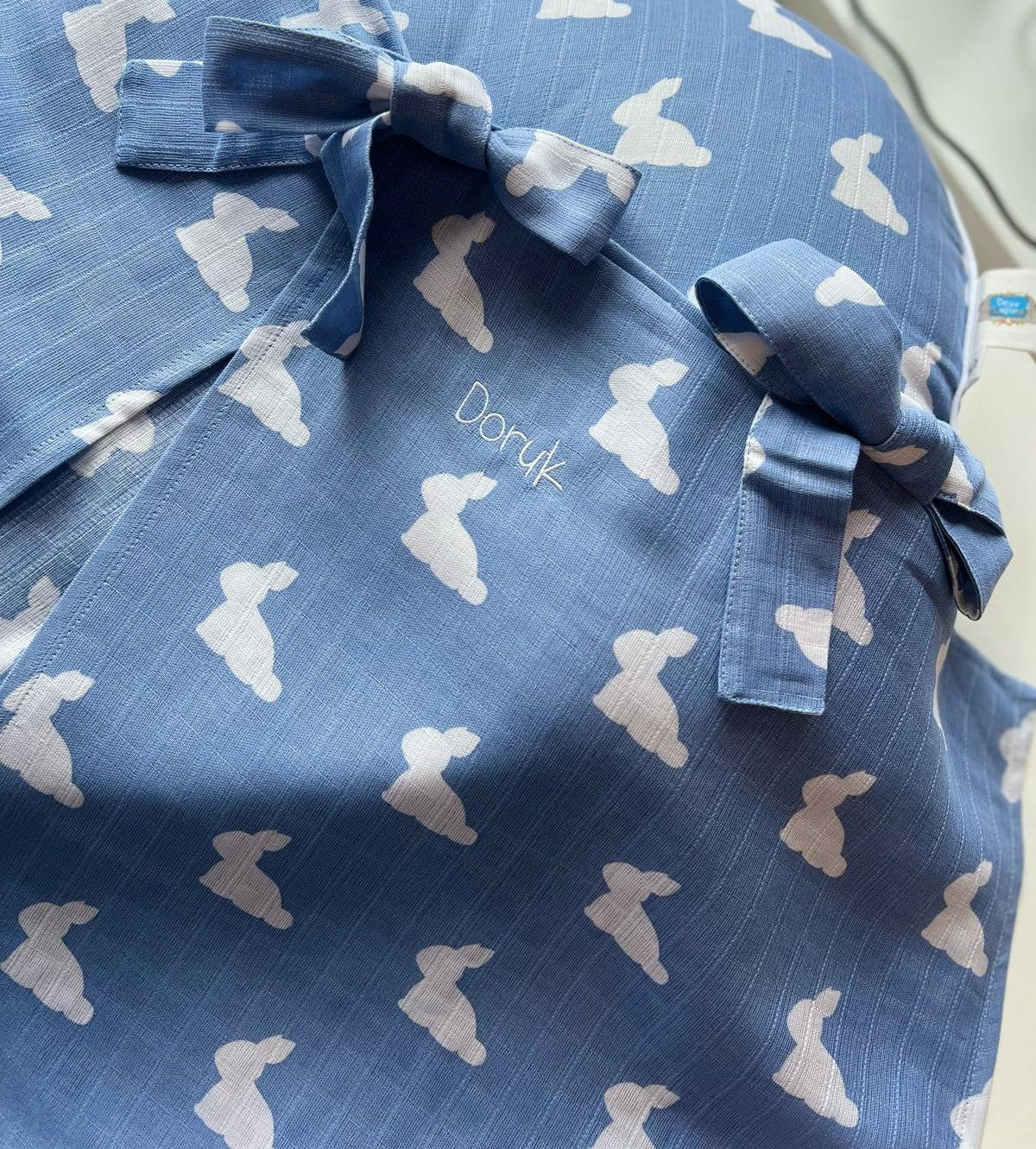 Müslin Puset Örtüsü - Mono Lapin Royal Blue