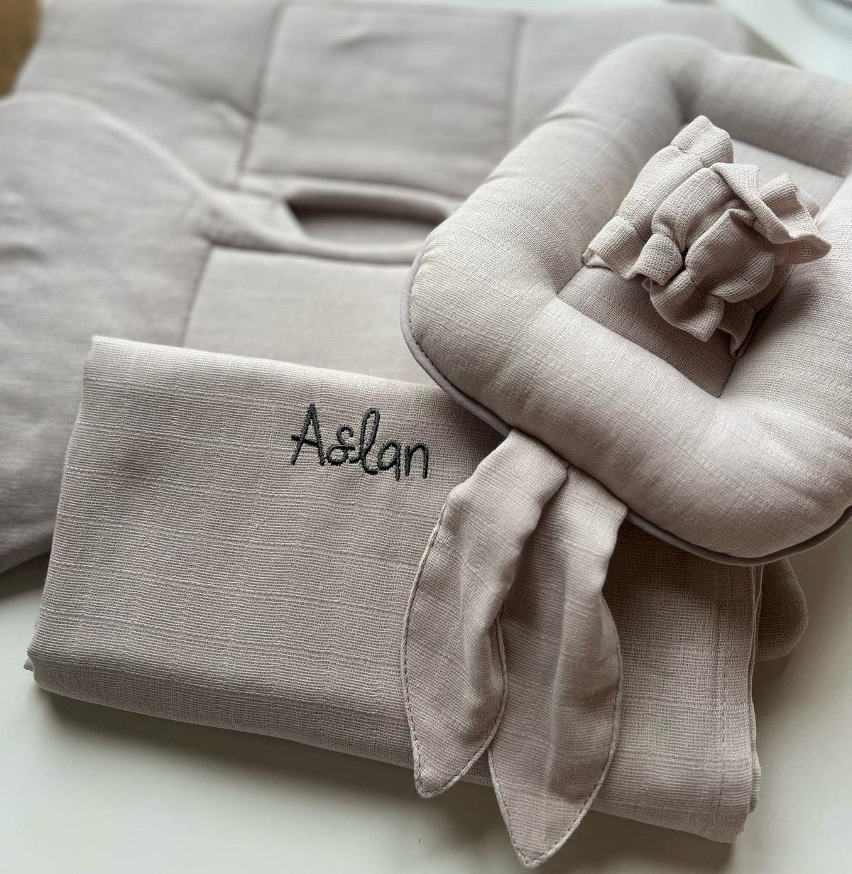 Müslin Bebek Örtüsü - Cotton Grey