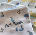 Resmi Galeri görüntüleyiciye yükleyin, 2’li Müslin Bebek Örtüsü - Bebe Lapin ve Cotton Grey - 100x100 cm
