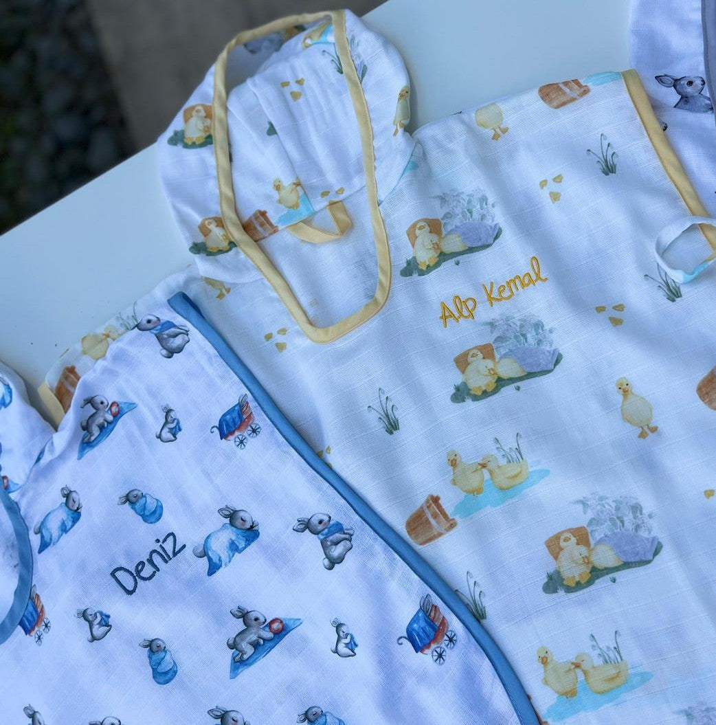 Müslin Bebek Panço - Bébé Lapin