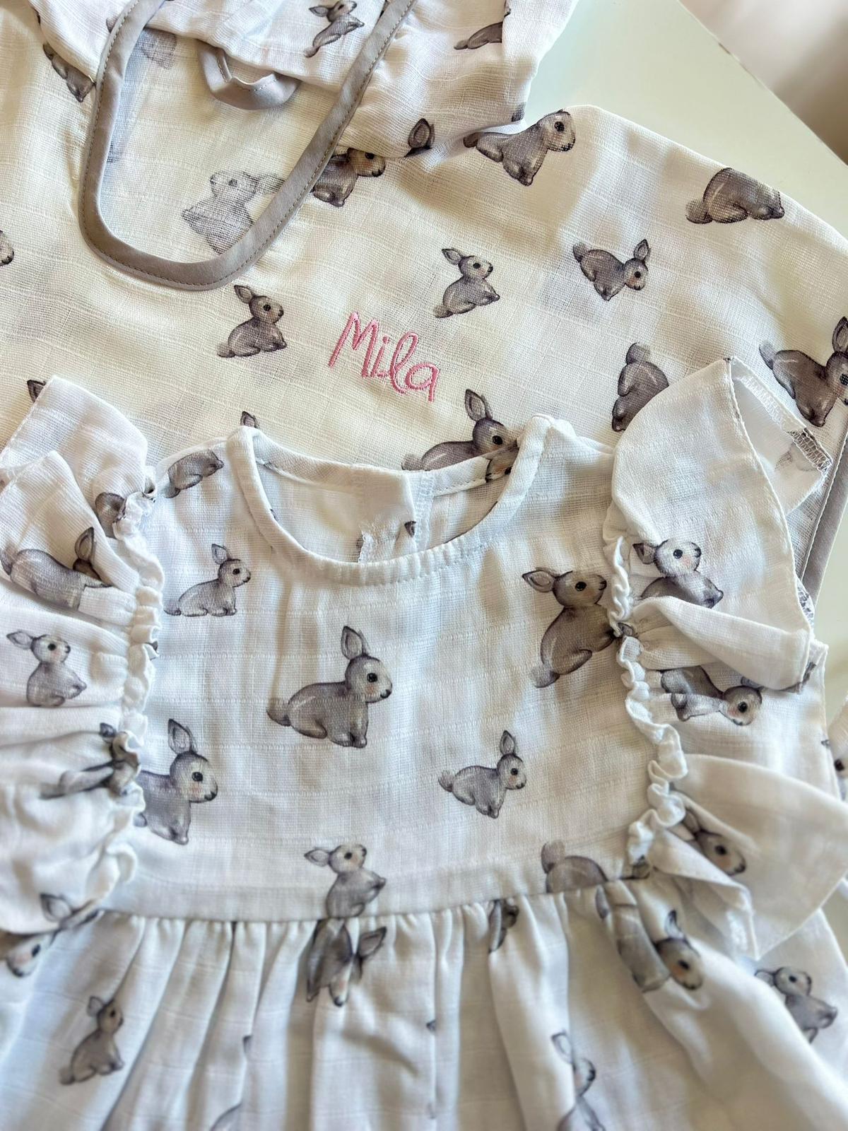 Müslin Bebek Panço - Iconique Lapin