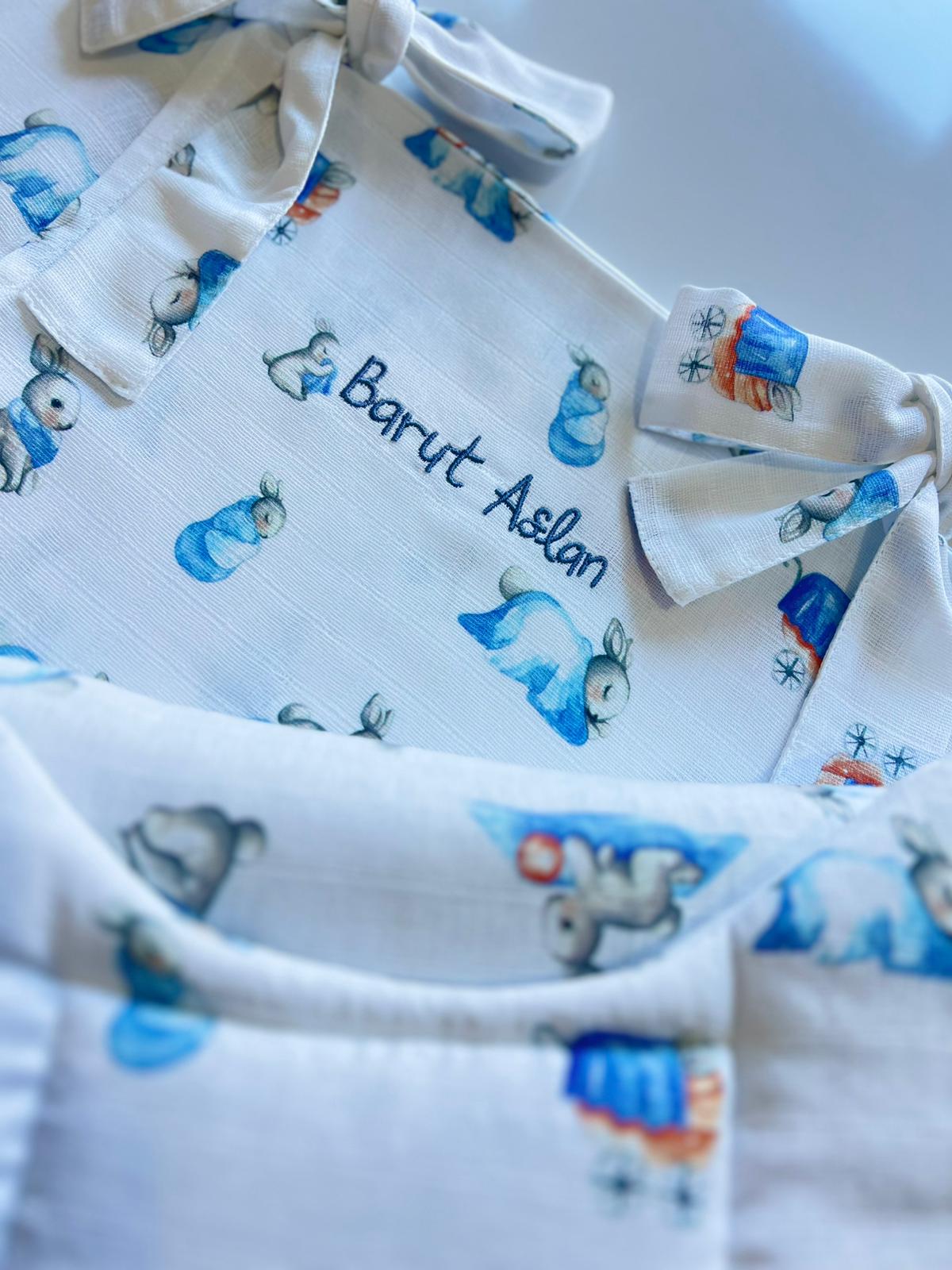 Müslin Puset Örtüsü - Bébé Lapin