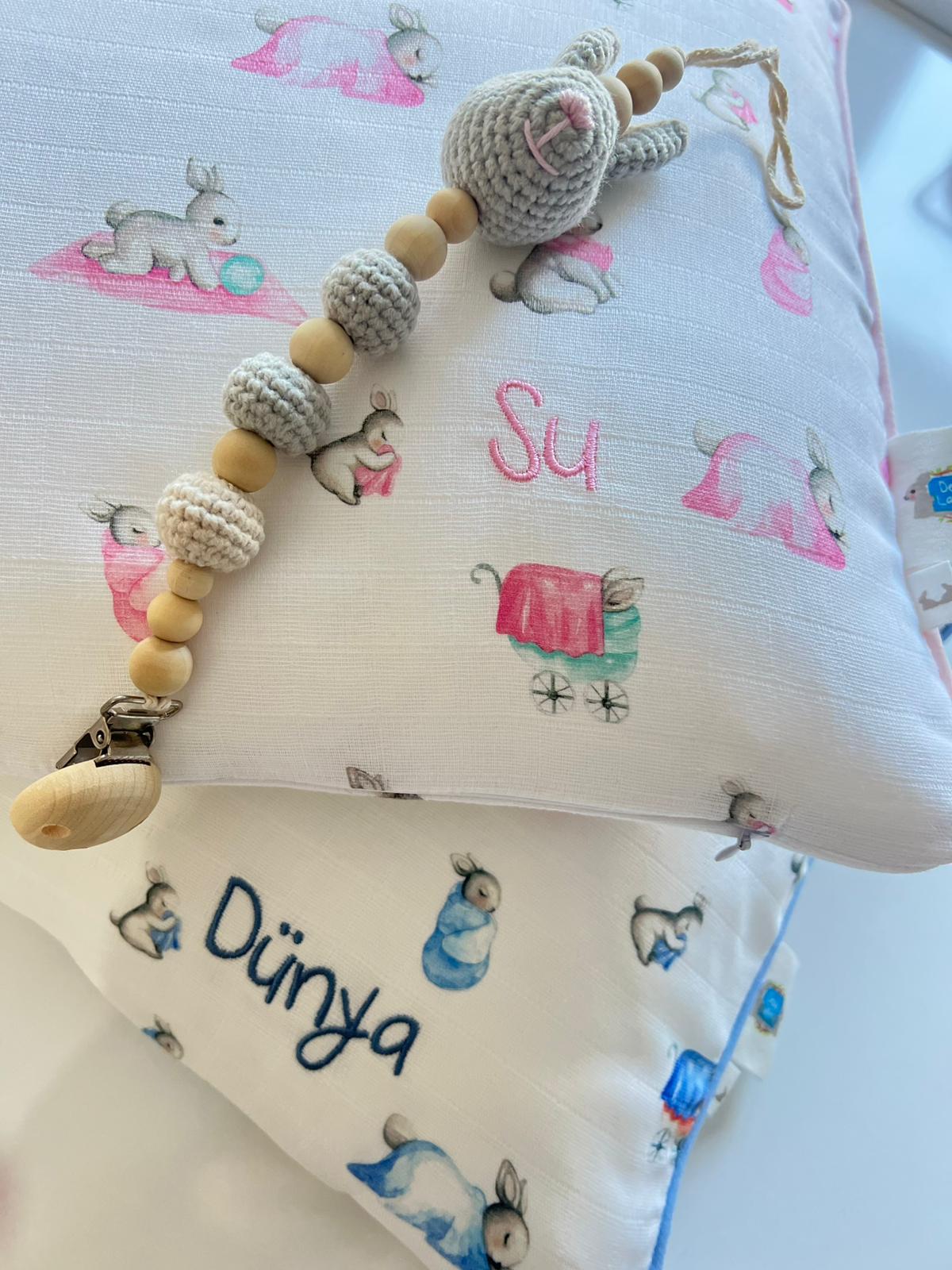 Patchwork Bebek Odası Takımı - Bébé Lapin Rose