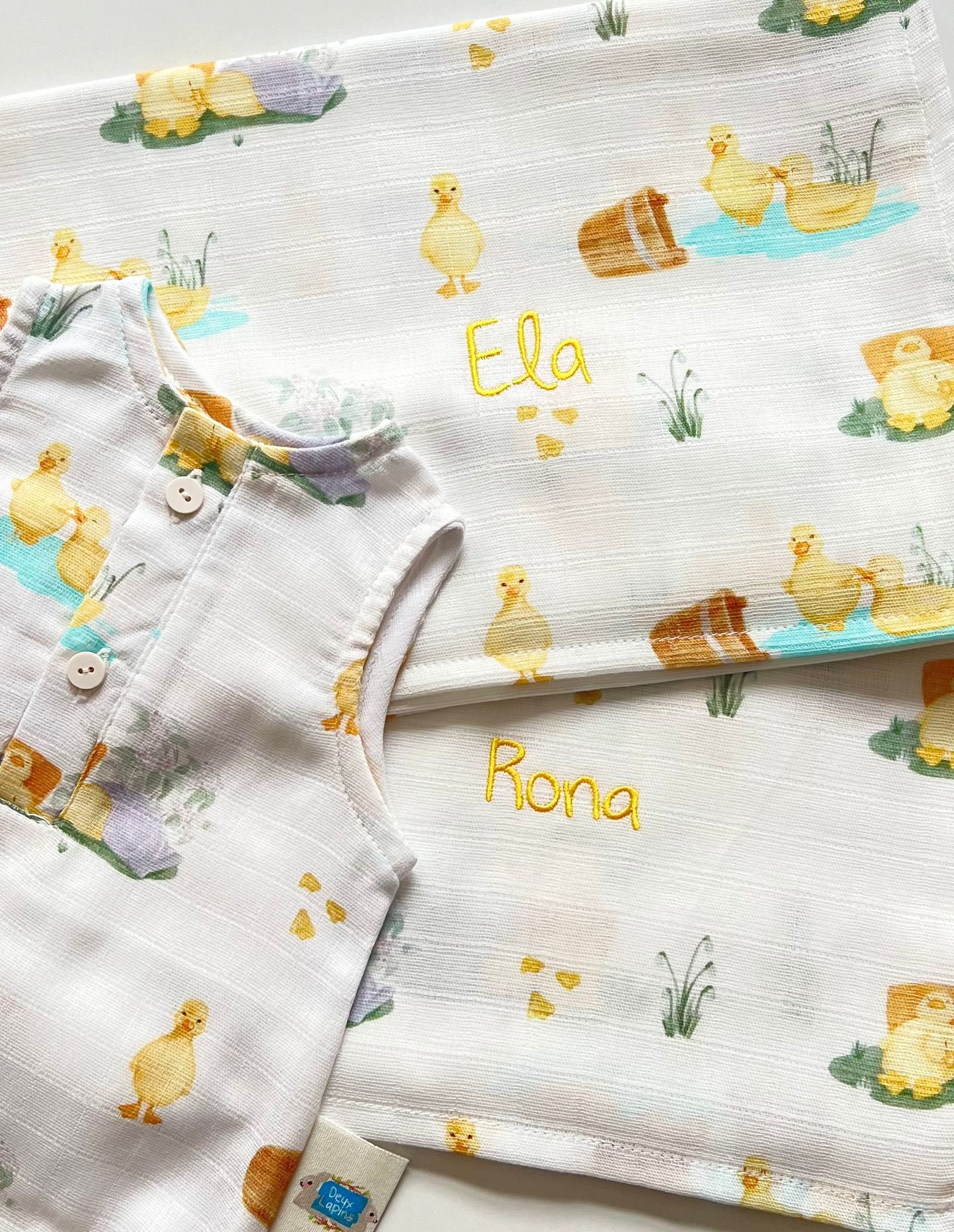 Müslin Bebek Örtüsü - Petits Caneton