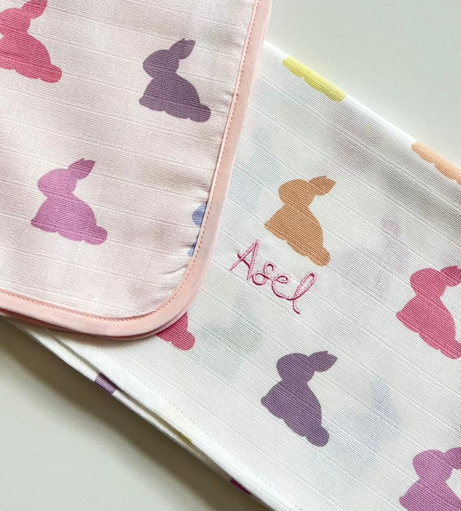 Müslin Puset Örtüsü - Rainbow Lapin