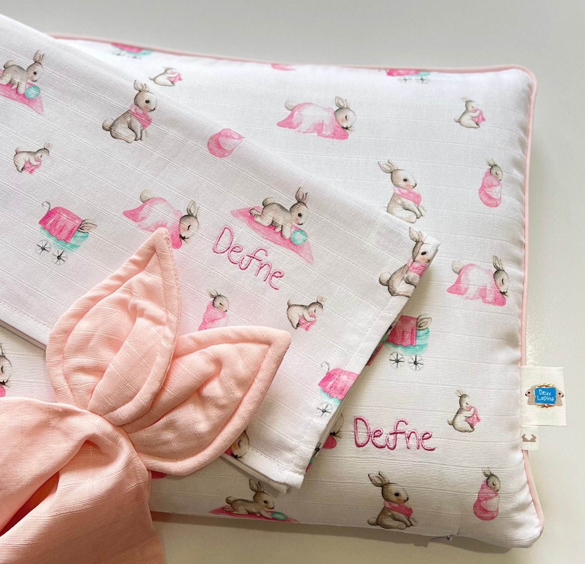 Patchwork Bebek Odası Takımı - Bébé Lapin Rose