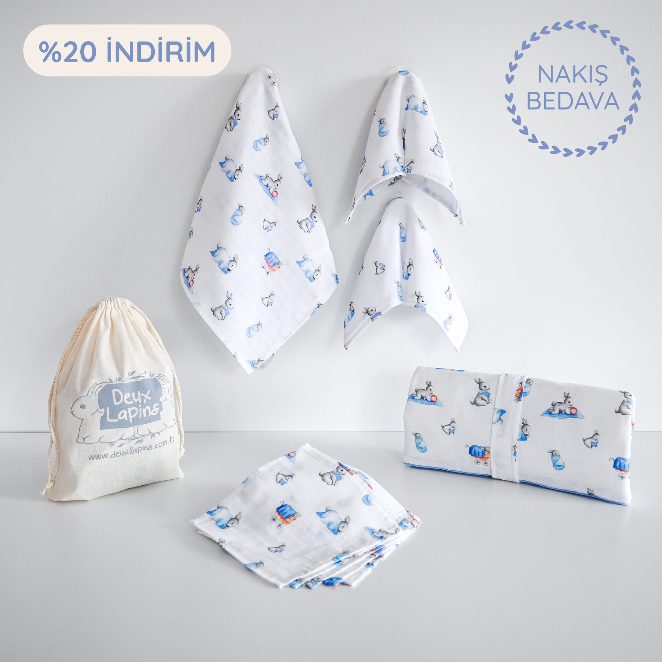 Yenidoğan Bebek Bakım Seti – Bebe Lapin