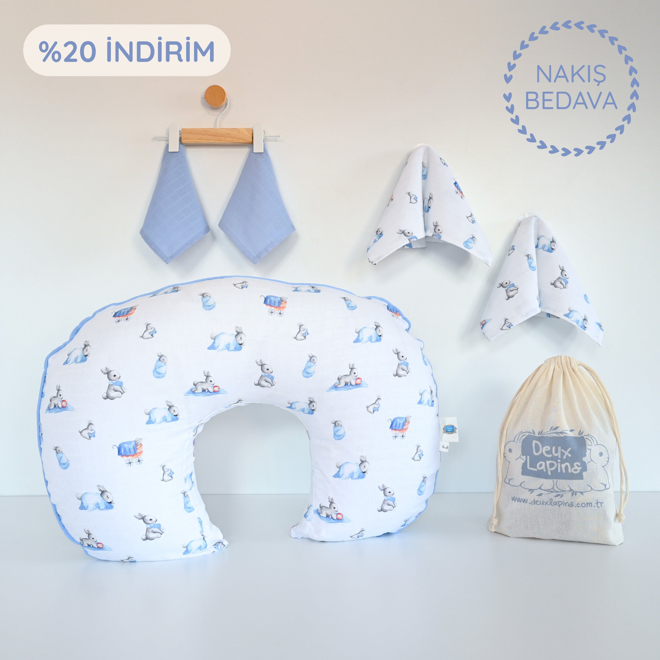 Yenidoğan Bebek Beslenme Seti - Bebe Lapin