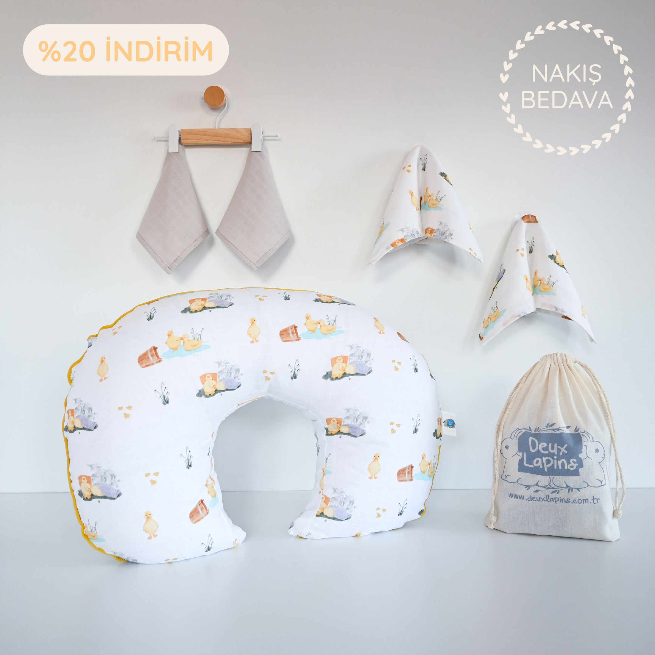 Yenidoğan Bebek Beslenme Seti – Petits Caneton