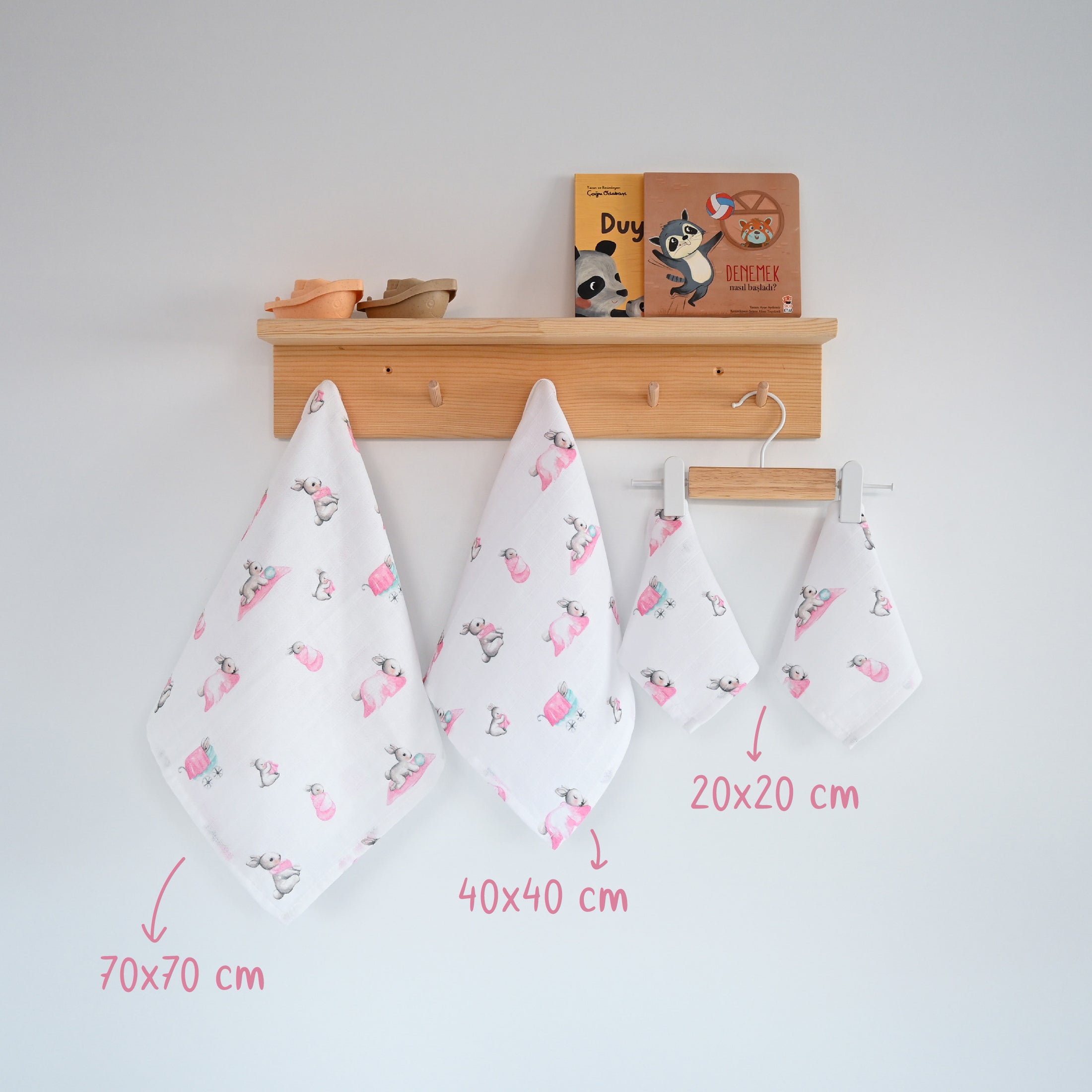 Yenidoğan Bebek Bakım Seti – Bebe Lapin Rose
