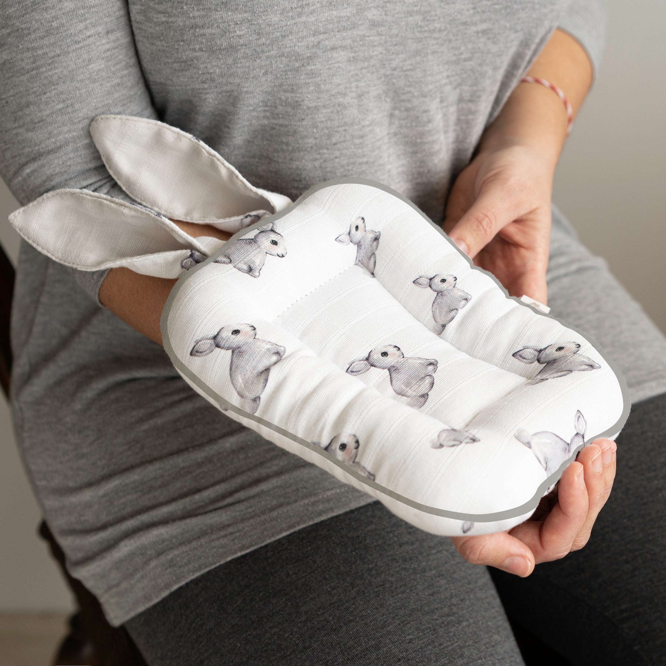 Müslin Bebek Emzirme Yastığı - Iconique Lapin
