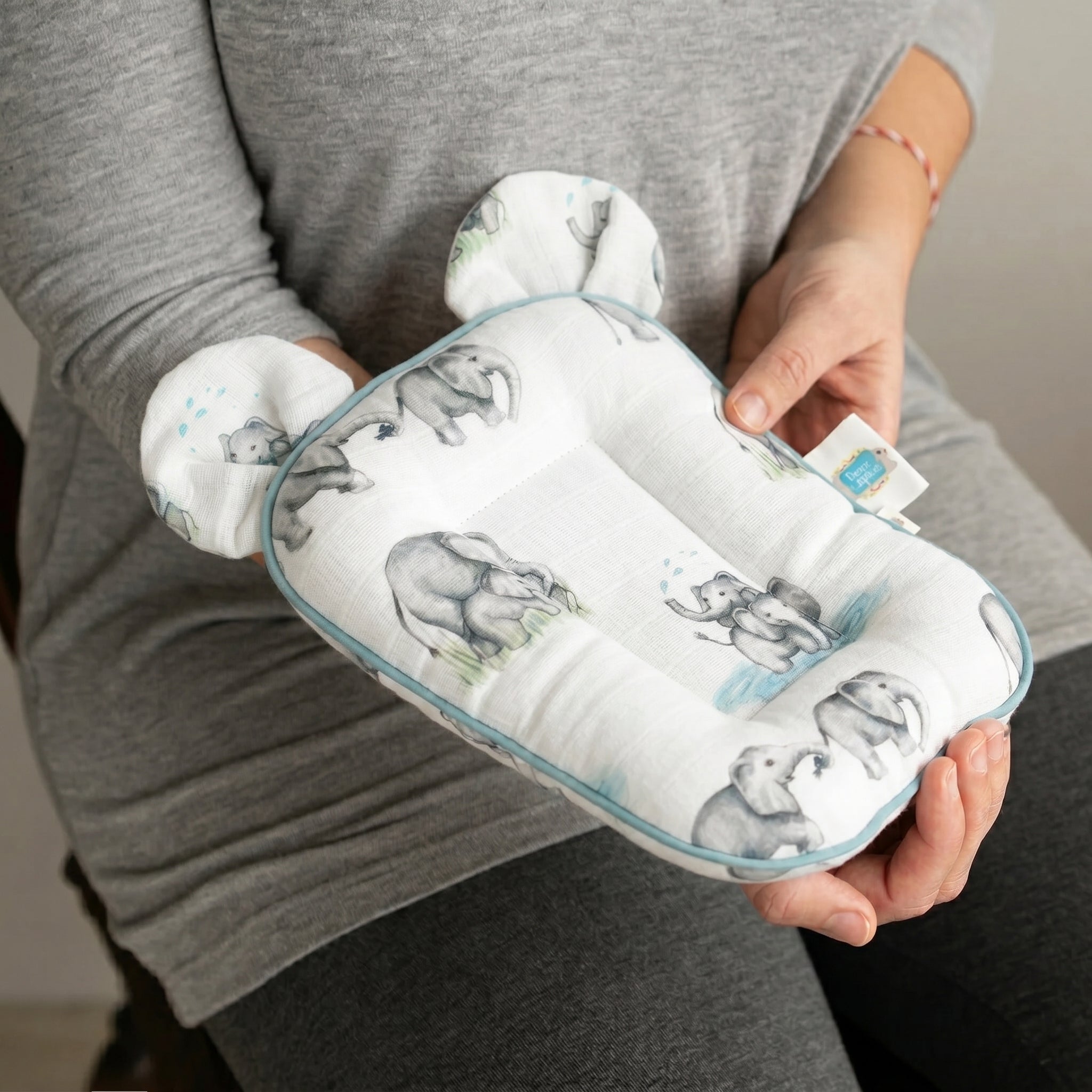 Müslin Bebek Emzirme Yastığı - Les Êlêphants