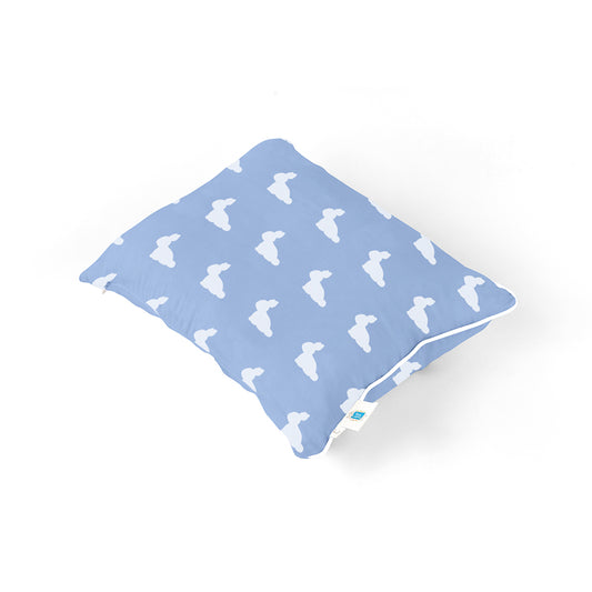 Müslin Bebek Yastığı Kılıfı - Mono Lapin Royal Blue