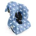 Resmi Galeri görüntüleyiciye yükleyin, Müslin Puset & Oto Koltuk Örtüsü - Mono Lapin Royal Blue
