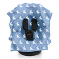 Resmi Galeri görüntüleyiciye yükleyin, Müslin Puset & Oto Koltuk Örtüsü - Mono Lapin Royal Blue
