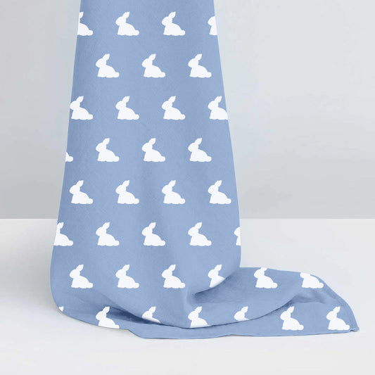 Müslin Bebek Örtüsü - Mono Lapin Royal Blue