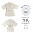 Resmi Galeri görüntüleyiciye yükleyin, Müslin Çocuk Kimono Bornoz - Cotton Grey
