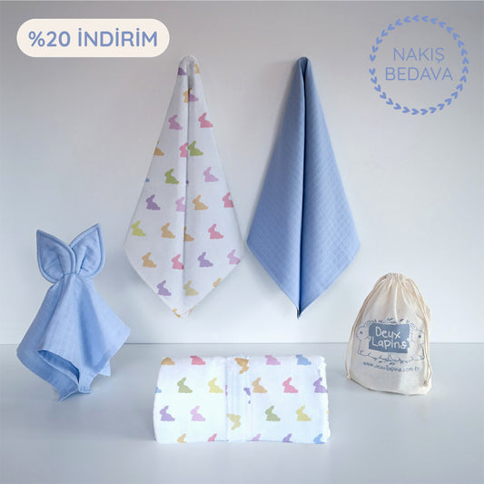 Baby Box Small - Rainbow Lapin Blue