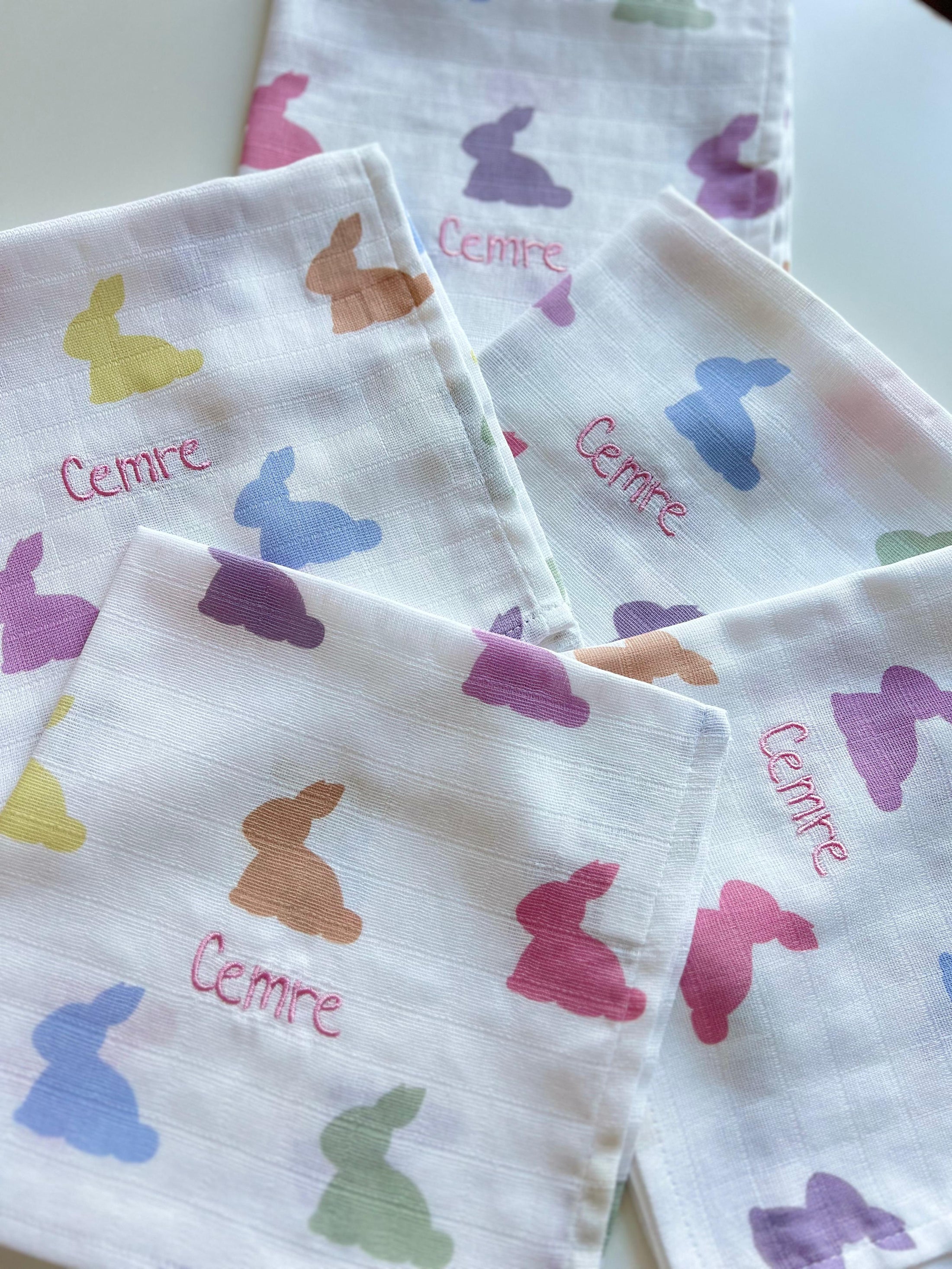 Müslin Bebek Omuz Bezi 5’li - Rainbow Lapin
