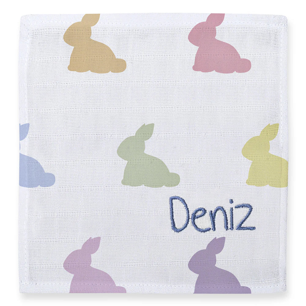 Müslin Bebek Ağız Bezi Paketi – Rainbow Lapin & Innocent Pink 10`lu