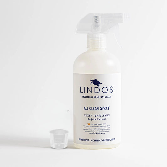 All Clean Konsantre Yüzey Temizleyici için Boş Sprey Şişe + Ölçü Kabı 600 ml