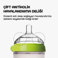 Resmi Galeri görüntüleyiciye yükleyin, Comotomo Silikon Biberon 150ml Yavaş Akışlı (0-3 Ay) Yenidoğan - Yeşil
