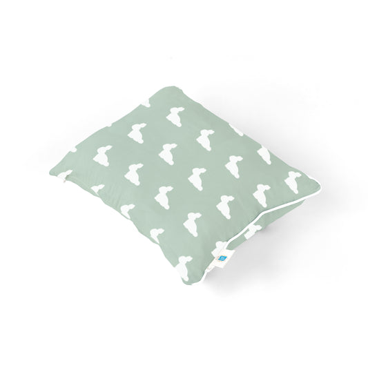 Müslin Bebek Yastığı - Mono Lapin Matcha Green